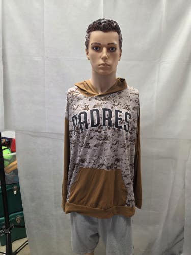 San Diego Padres SGA Lightweight Hoodie Camo XL