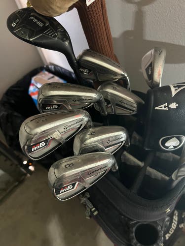 Men's 2019 TaylorMade M6 Right Handed Iron Set Regular Flex (Used)