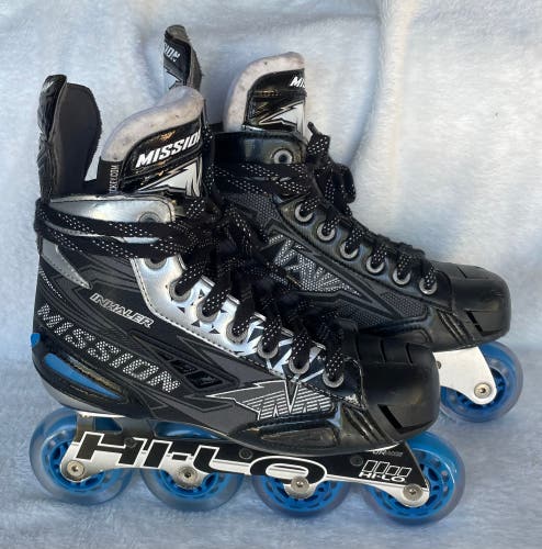 Mission Inhaler NLS3 Inline Skates Wide Width Size 4 (Used)