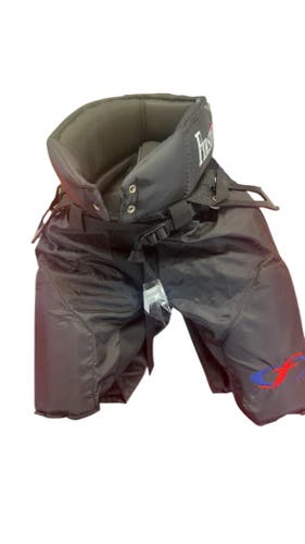Firstar Junior Hockey Pants Black Used Junior Small with suspenders