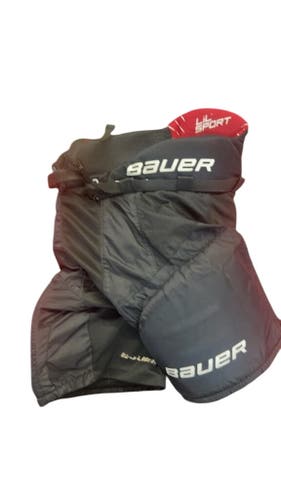 Bauer Lil Sport Junior Hockey Pants Black Used Junior Small