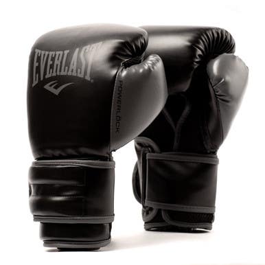 New Powerlock 2r 14oz Black Boxing Gloves 11855-eve2285