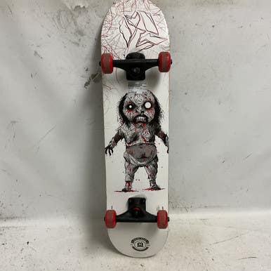 Used Madd Gear 206-605 Complete Skateboard White Regular 11855-s000205022