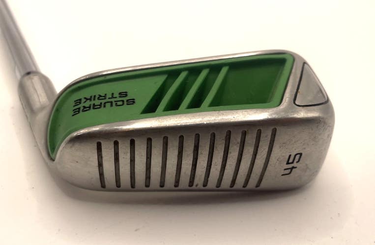 Square Strike Chipper Wedge 45* Steel Shaft Golf Club 35.5" Green