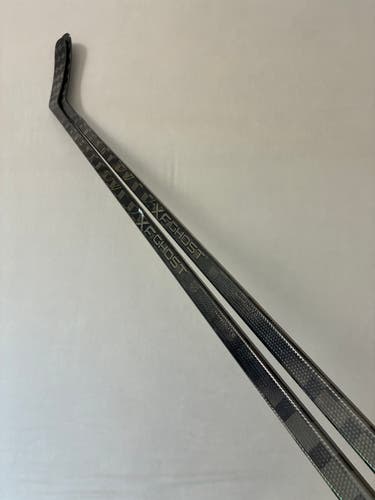 *2 Pack* of Used 105 Flex P88 Senior CCM XF Ghost Right Hand Pro Stock Hockey Sticks - Black