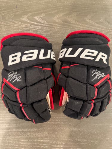 Bauer Supreme Ultrasonic Pro Stock Hockey Gloves 13” Blackhawks 3389