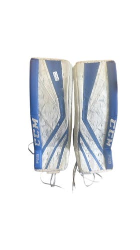 CCM Goalie Pads P2.9 White/Blue Used 32+1