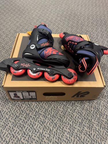 K2 Marlee Inline Skates Regular Width (New) Adjustable Size 1-5