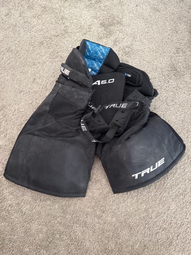 Used Junior Small True A6.0 Hockey Pants BLACK