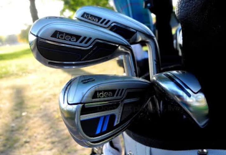 Men's 2015 Adams Idea Left Hand Iron Set Regular Flex 7 Pieces (Used)
