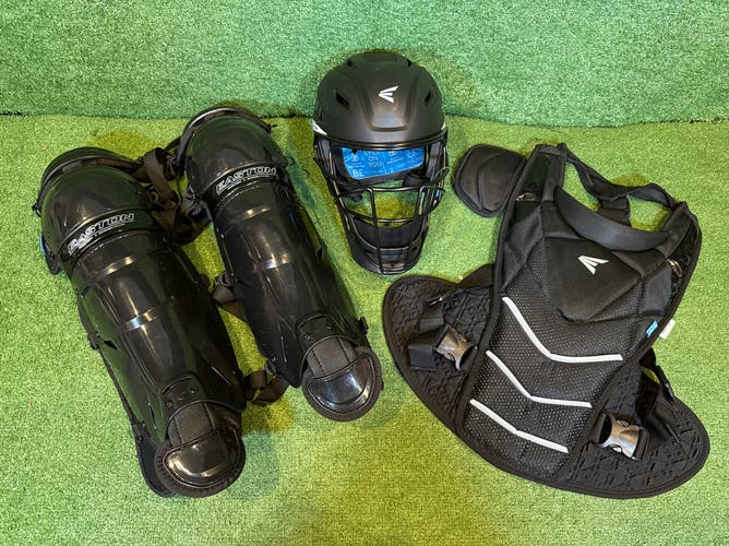 Black Adult Large Easton Jen Schro Catcher's Combo (New)