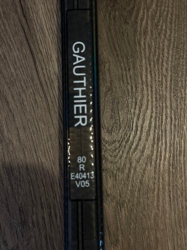 Cutter Gauthier Game Used Stick