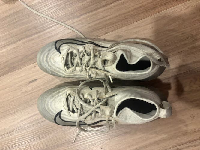 Unisex Size M 8.0 (W 9.0) Nike Alpha Menace Pro 2 Mid Top Molded Cleats (Used)