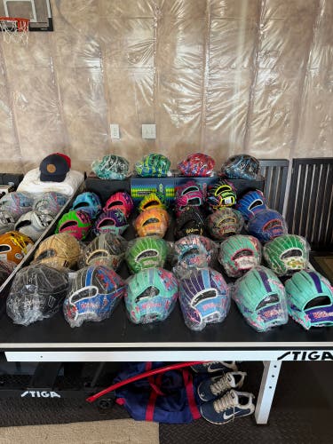 Wilson and Rawlings Baseball Gloves