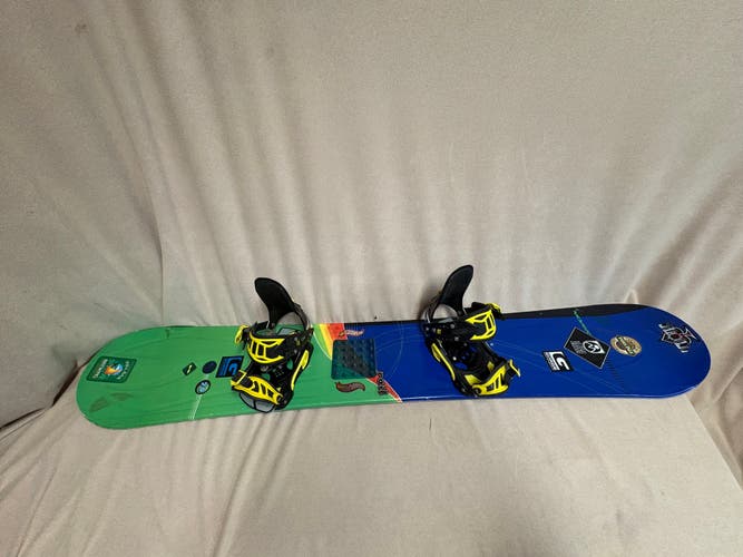 Unisex Morrow 168cm Snowboard With Bindings 168 cm (Used)