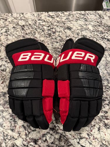 JORDAN STAAL GAME WORN BAUER 4ROLL PRO