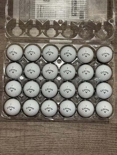 24 Callaway Supersoft Golf Balls - 5A MINT CONDITION ONLY