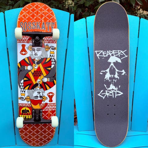 808 Skateboard Shop Ali'i Card Complete Skateboard 8.25” Team Thunder 149 Trucks