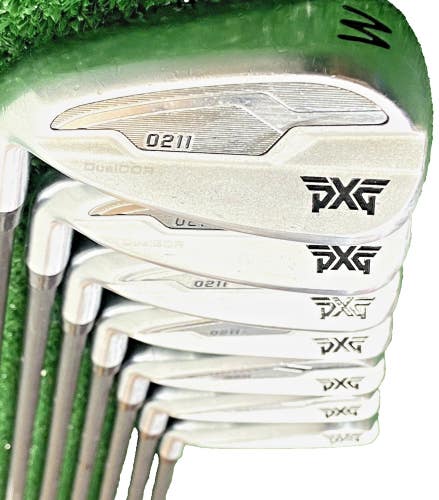 PXG 0211 DualCOR Iron Set 4-PW LH 70g MMT Regular Graphite 5i 38" Jumbo Grips