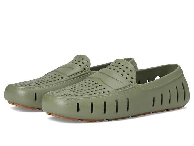 Floafers Country Club Driver 2.0 Loafers Men's 11D Green Perforated Shoes UWU340