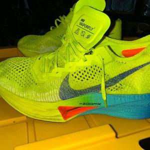 Yellow Unisex Size 13.0 (W 14.0) Adult Nike Zoomx Vaporfly Next Shoes (Used)