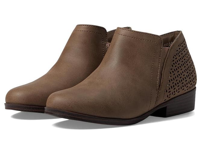 Mia Lil Gilli Boots Toddler US 8 Taupe Zipper Round Toe Ankle Bootie JOBB1934