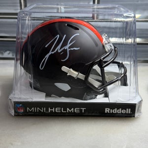 Josh Gordon Signed Mini Helmet Cleveland Browns Riddell Beckett Witness COA Auto