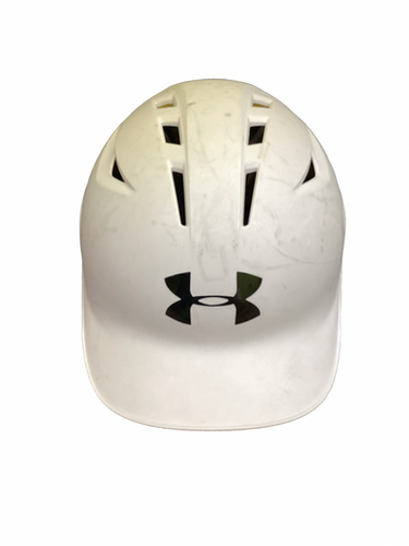 Used Under Armour Rac010 Batting Helmet Batting Helmet No Mask White One Size 11613-s000184132