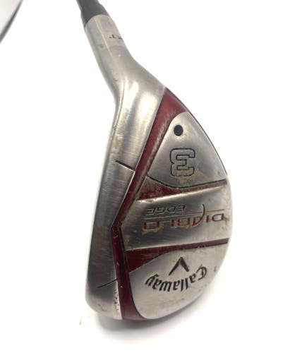 Callaway Diablo Edge 3 Hybrid 21* 60g Stiff Graphite Mens RH *Good*