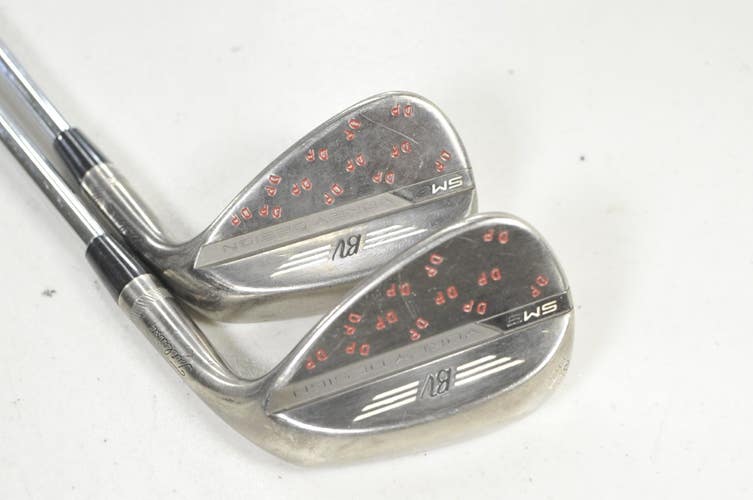 Titleist Vokey SM8 Brushed Steel 50*, 56* Wedge Set RH Rifle 6.0 Steel # 220366