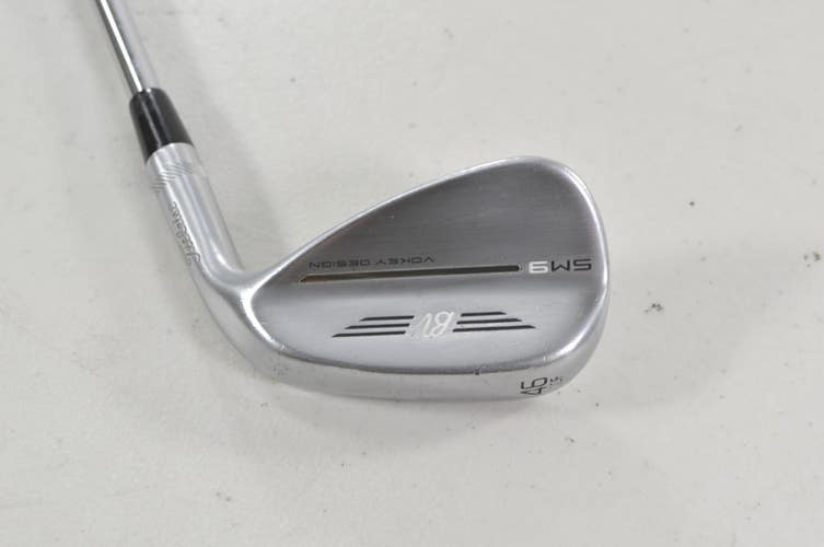 Titleist Vokey SM9 Brushed Steel 46*-10F Wedge Right BV Wedge Flex Steel #220245