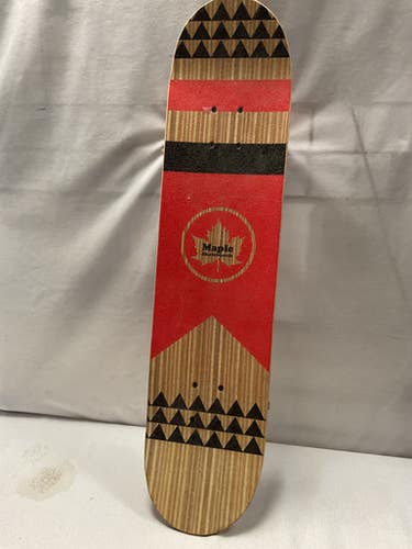 Used Used Maple Skateboard Complete Skateboard Tan 7 1 2" 11490-s000274318