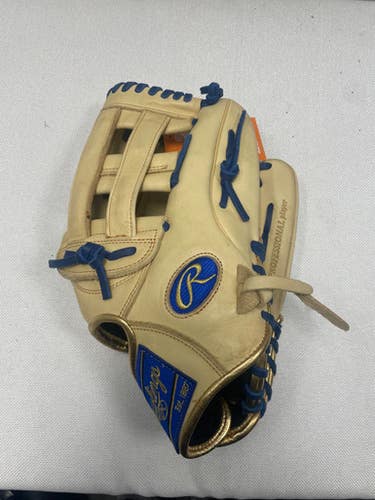 Used Rawlings Gg Elite Gge1275hcrg Bb Sb Glove Rh Throw Gold 12 3 4" 11490-s000274295