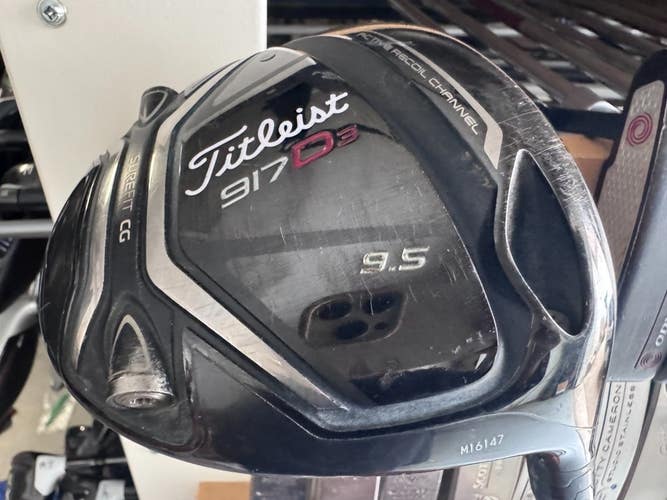 Titleist 917 D3 9.5 Driver Diamana 50 Stiff Flex Graphite Shaft 1701