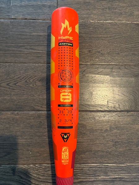 2025 Easton Hype Fire Composite USSSA Certified Bat (-8) 23 oz 31" (Used)