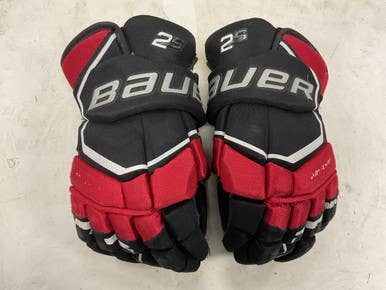 Used Bauer Supreme 2s Senior Gloves Black And Red 14" 11855-s000205461