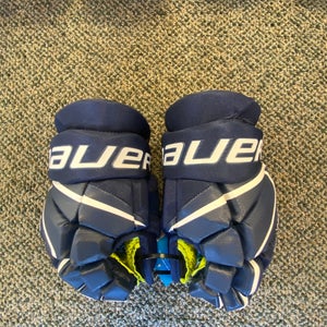 NEW Bauer Vapor 3X Navy Blue Gloves 11"