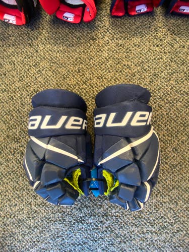 NEW Bauer Vapor 3X Navy Blue Gloves 11"