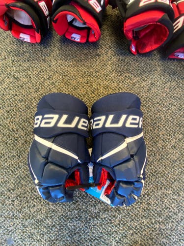 NEW Bauer Vapor 3X Navy Blue Gloves 12”