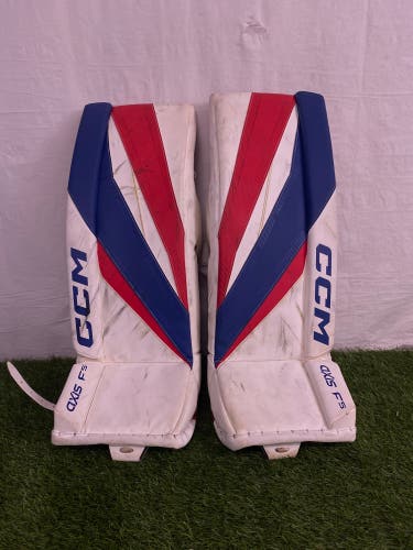 CCM Axis F5 Goalie Leg Pads | 28+1" Junior
