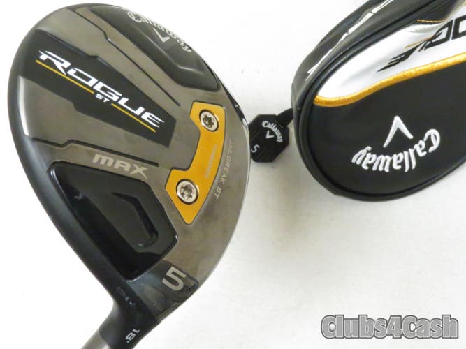 Callaway Rogue ST Max Fairway 18° 5 Wood Cypher Forty 4.0 LADIES +Cover MINT