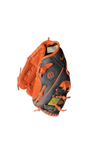 Used Wilson T-ball Bb Sb Glove Rh Throw Orange 10" 11846-s000106151