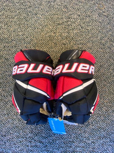 NEW Bauer Vapor 3X Pro Black/Red Gloves 12"