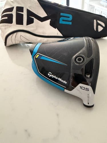 Men's 2024 TaylorMade SIM2 Max Right Handed Driver 10.5 Loft HEAD ONLY (Used)