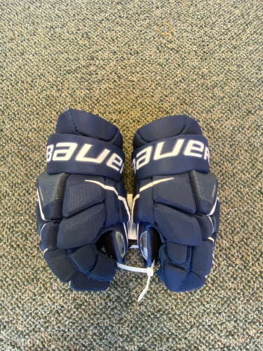 NEW Bauer Supreme 3S Navy Blue Gloves 11"