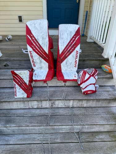 33" Bauer 3X Regular Goalie Full Set (Used)
