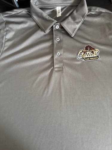 Oakland Jr. Grizzles AAA Polo Shirt, Adult M
