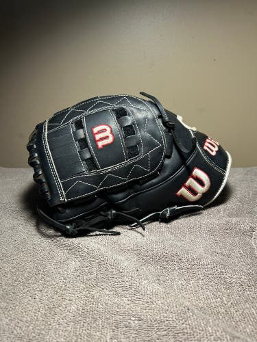 Wilson A2000 ASO 12" Pitcher's Glove: LeftThrow Broken In WBW10029312