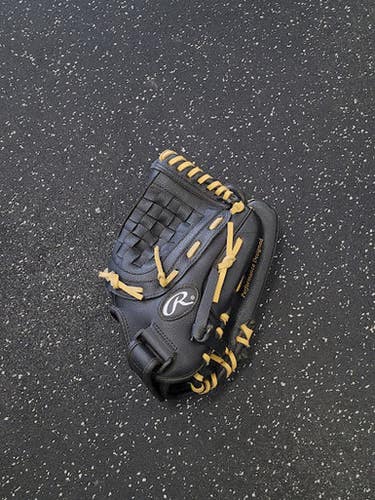 Used Rawlings Pl115bnc Bb Sb Glove Rh Throw Black 11 1 2" 11849-s000040897