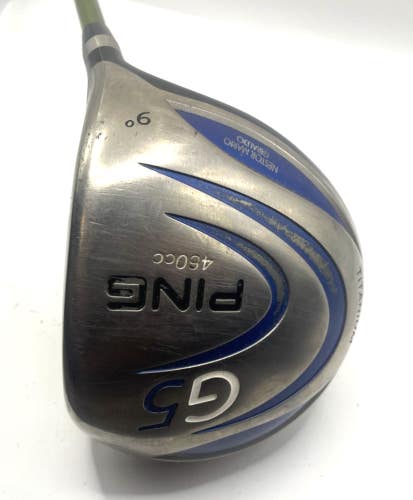 Ping G5 460cc 9* Driver Aldila NV 65 Stiff Flex Graphite Shaft RH